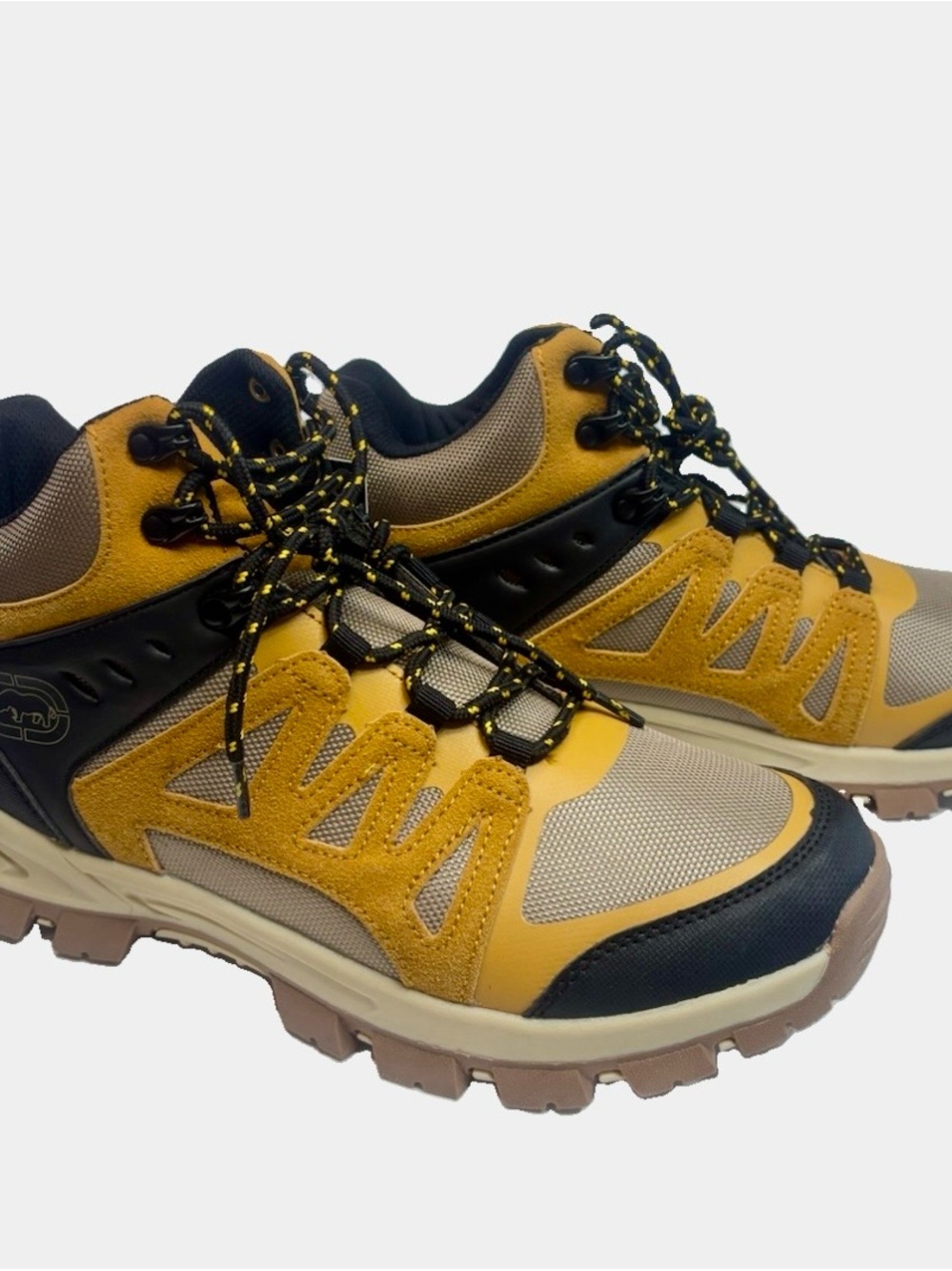 Ecko Unltd Men’s Hiking Boots Size 10 Tan Suede Trail Trekking Shoes NWT - Picture 2 of 7